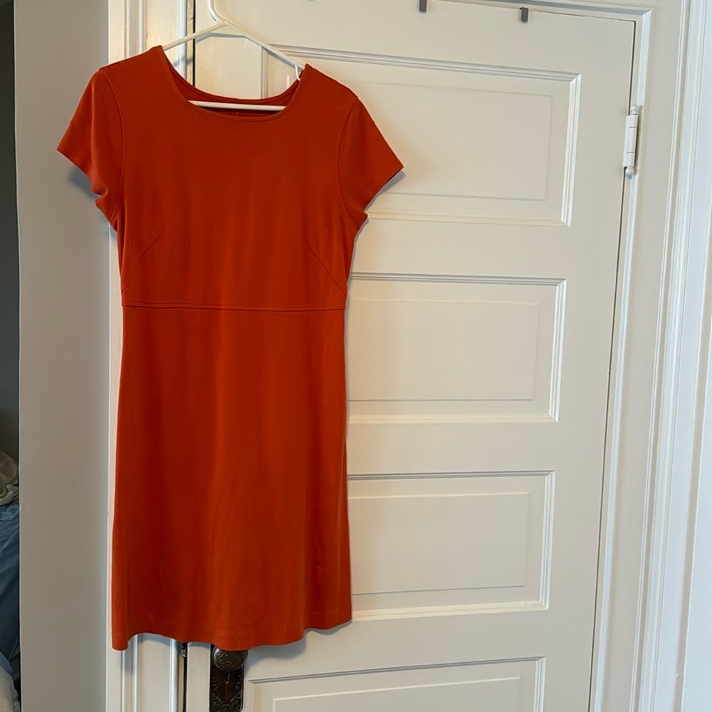 Everlane Orange Dress -M - Picture 1 of 3